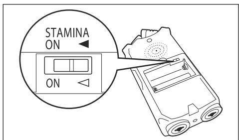 ZOOM H4nPro - - Alimentation par piles - 2