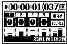 ZOOM H4nPro - 1-06-2 Réglages/enregistrement : mode MTR (OVER WRITE) - 11