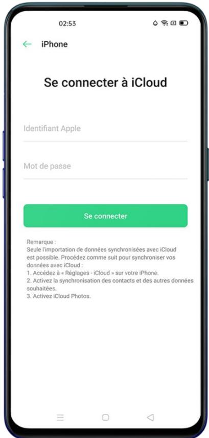 OPPO FIND X2 NEO - Importer des données depuis un iphone - 1