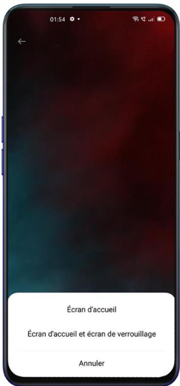 OPPO FIND X2 NEO - Changer le fond d'écran - 2