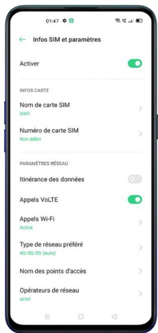OPPO FIND X2 NEO - Spécifications concernant les ondes radio - 3