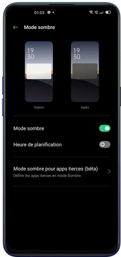 OPPO FIND X2 NEO - Régler la luminosité de l'écran automatiquement - 2