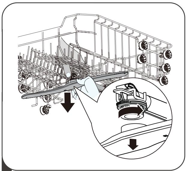 DARTY TWBI4614DI1X - Nettoyage des bras d'aspersion - 1