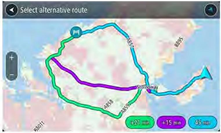 TOMTOM Start 40 EU 23 - Rechercher un parcours alternatif - 1