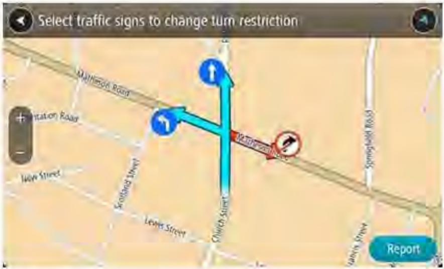 TOMTOM Start 40 EU 23 - Restriction de direction - 1