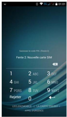 LOGICOM L-EMENT 501 LS BLC - Verrouillage/Déverrouillage de l'écran - 1