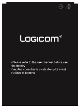 LOGICOM L-EMENT 501 LS BLC - Installation de la batterie : - 1
