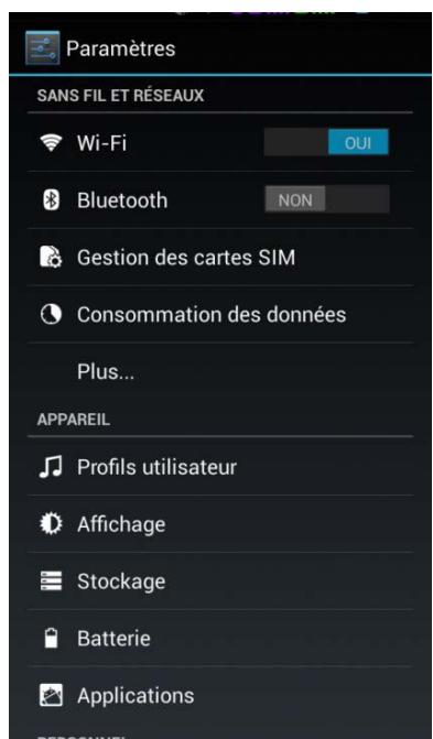 LOGICOM L-EMENT 501 LS BLC - Activer/ Désactiver le WIFI - 3