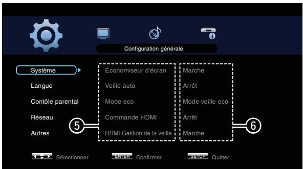 DENON DBT-1713 UD BK - Écran de sélection du menu (menu principal) - 3