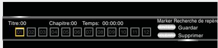 DENON DBT-1713 UD BK - Mémorisation des points que vous souhaitez relire (Repère) - 2