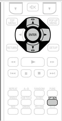 DENON DBT-1713 UD BK - Appuyez sur OPTION. - 2