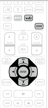 DENON DBT-1713 UD BK - Sélectionnez le contenu que vous souhaitez regarder à l'aide de △∇◁▷, et appuyez sur ENTER. - 1
