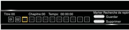 DENON DBT-1713 UD BK - Mémorisation des points que vous souhaitez relire (Repère) - 3