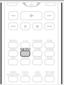 DENON DBT-1713 UD BK - Appuyez sur SUBTITLE au cours de la lecture. - 2