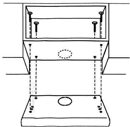 SAUTER HVR620N - FIXATION SOUS UN MEUBLE - 2