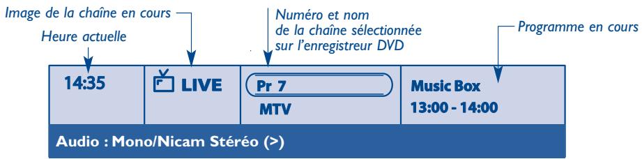 THOMSON DRH8755E - Bandeau d'informations - 1