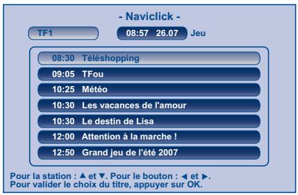 THOMSON DRH8755E - Programmer des enregistrements avec Naviclick - 2