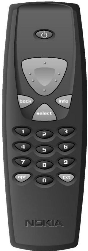 NOKIA MEDIAMASTER 110 T - Télécommande - 1