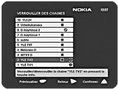 NOKIA MEDIAMASTER 110 T - Ce code a ete prdefini en usine avec la valeur 1234. - 1