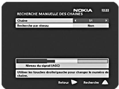 NOKIA MEDIAMASTER 110 T - Recherche manuelle: - 1