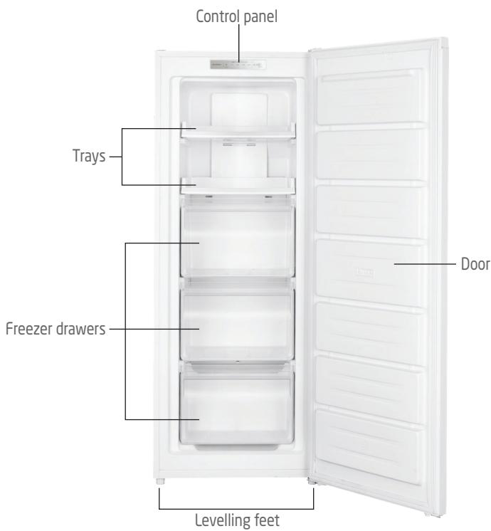 DARTY UFZ161NFWH - PRODUCT OVERVIEW - 1
