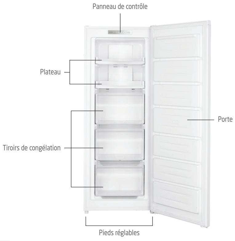 DARTY UFZ161NFWH - DESCRIPTION DU PRODUIT - 1