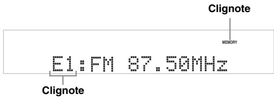 YAMAHA RXV-461B - Appuyez au moins 3 secondes sur ② PRESET/TUNING. - 1