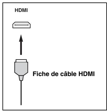 YAMAHA RXV-461B - Prise et fiche de cable HDMI - 1
