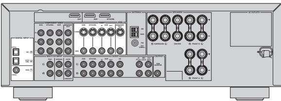 YAMAHA RXV-461B - Étape 1: Installes vos enceintes - 10