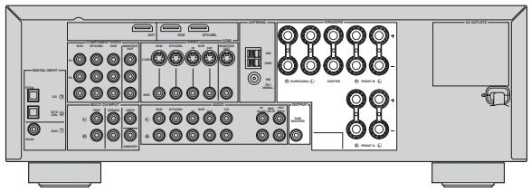 YAMAHA RXV-461B - Étape 1: Installes vos enceintes - 1