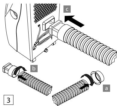 PROLINE SAC 100 ES - Raccordement du tuyau flexible (3) - 3