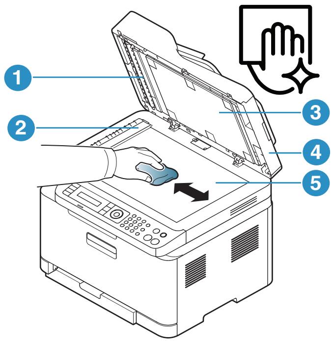 HEWLETT PACKARD MFP 179FNW - Nettoyage du scanner - 2