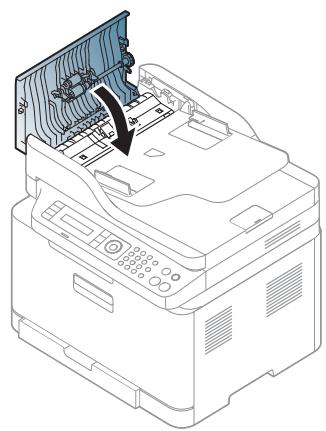 HEWLETT PACKARD MFP 179FNW - Bourrage du papier d'origine devant le scanner - 6