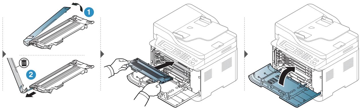 HEWLETT PACKARD MFP 179FNW - Remplacement de la cartouche de toner - 4