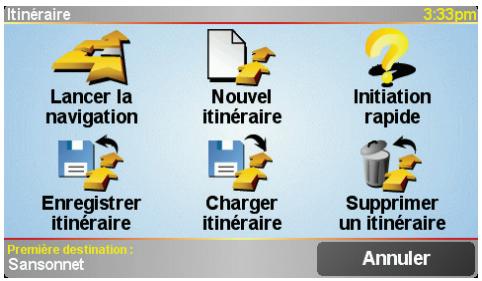 TOMTOM ONE XL - Mettre au point un itinéraire - 2