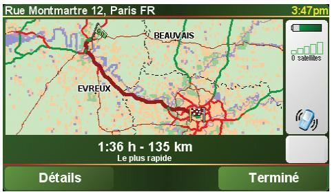TOMTOM ONE XL - En savoir plus sur un itinéraire - 1