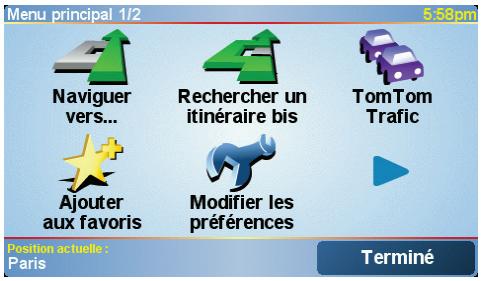 TOMTOM ONE XL - Calcul d'un premier itinétaire - 1