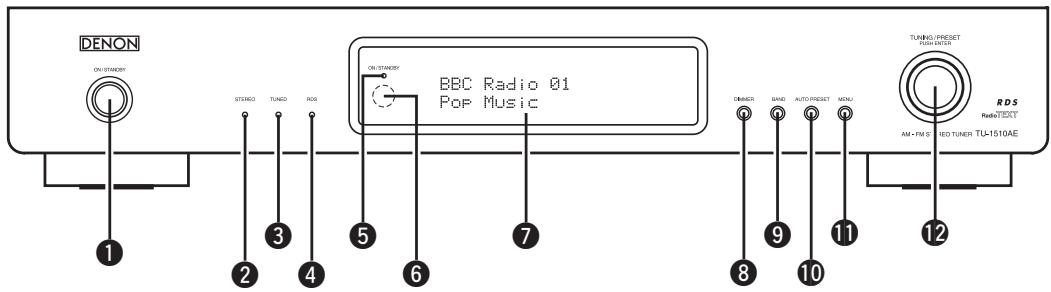 DENON TU-1510 - Panneau avant - 1