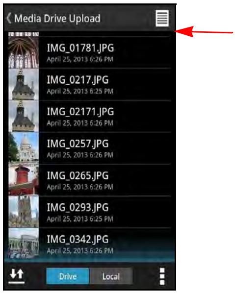 SANDISK COMMECT WIRELESS MEDIA DRIVE - Sorting File Contents - 1