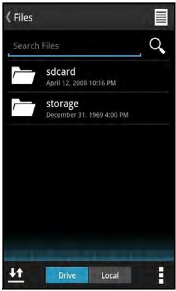 SANDISK COMMECT WIRELESS MEDIA DRIVE - Managing the Files Folder - 2