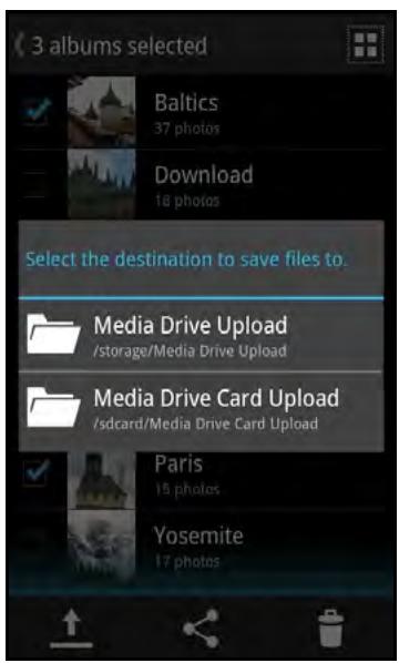 SANDISK COMMECT WIRELESS MEDIA DRIVE - From a mobile device: - 1