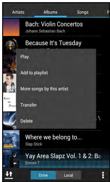 SANDISK COMMECT WIRELESS MEDIA DRIVE - Displaying the Basic Menu Options - 3