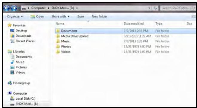 SANDISK COMMECT WIRELESS MEDIA DRIVE - On a PC: - 1