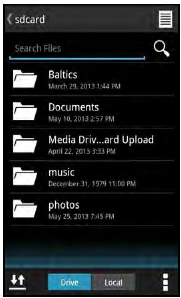 SANDISK COMMECT WIRELESS MEDIA DRIVE - Downloading Files From a Memory Card - 4