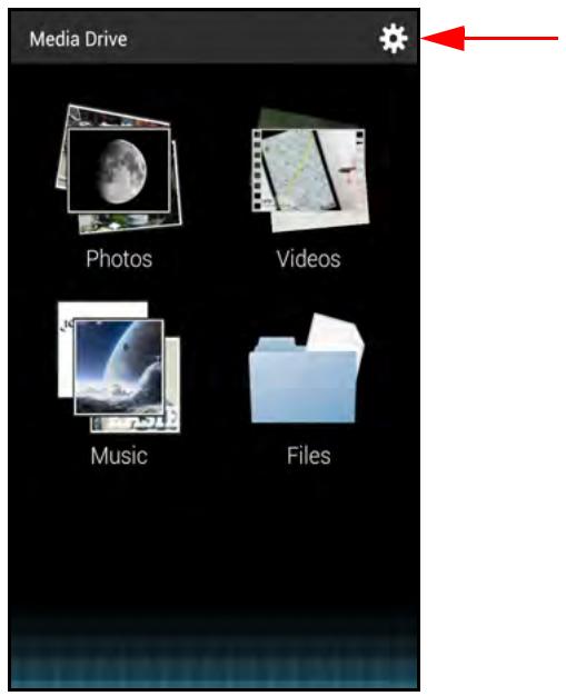 SANDISK COMMECT WIRELESS MEDIA DRIVE - Media Drive Settings Overview - 1