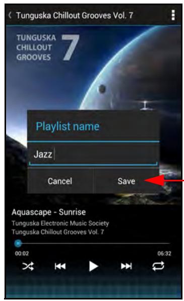 SANDISK COMMECT WIRELESS MEDIA DRIVE - Creating a Playlist - 7