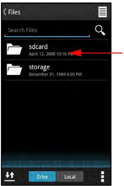 SANDISK COMMECT WIRELESS MEDIA DRIVE - Downloading Files From a Memory Card - 3