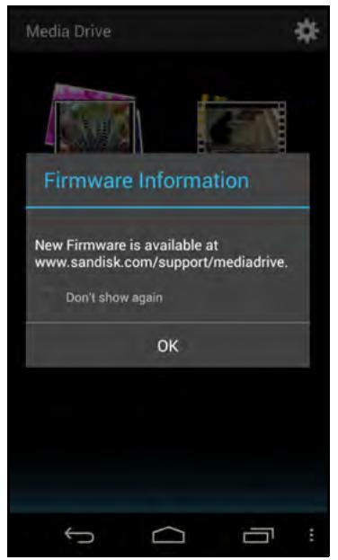 SANDISK COMMECT WIRELESS MEDIA DRIVE - Firmware Upgrade - 1
