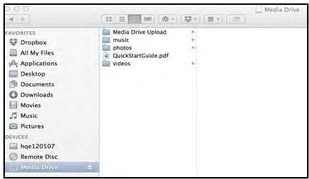 SANDISK COMMECT WIRELESS MEDIA DRIVE - On a Mac: - 1