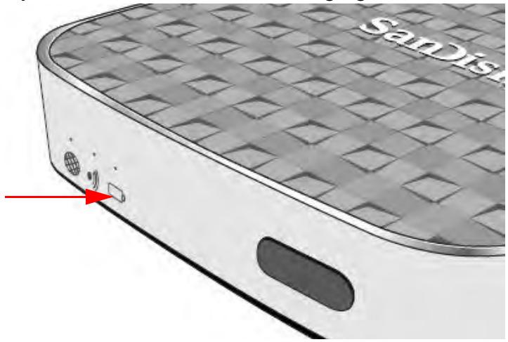 SANDISK COMMECT WIRELESS MEDIA DRIVE - Battery LED - 1